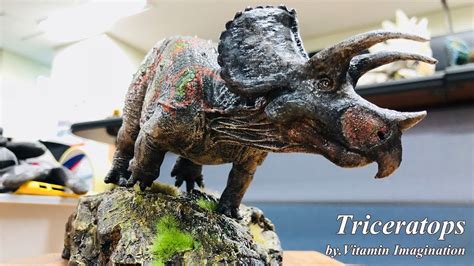 Triceratops 1 40 Finished Model By Vitamin Imagination Youtube