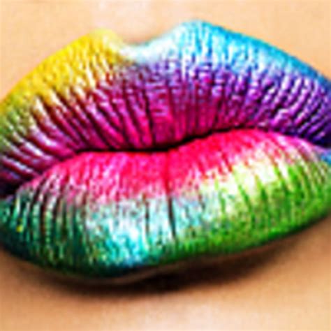 Pin By Liz Wach On Splash The World In Awe Rainbow Lips Lips Photo
