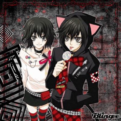 Emo Anime Couple Picture Blingee Com