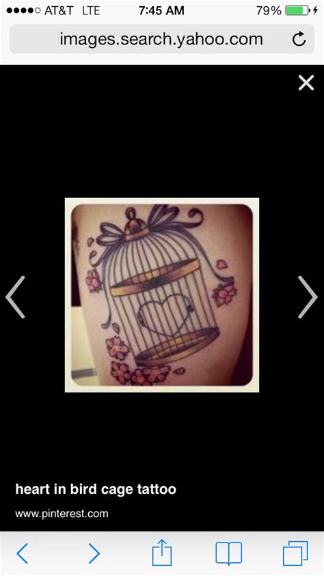 Heart In A Cage Tattoo Cage Tattoos Birdcage Tattoo Heart Tattoo