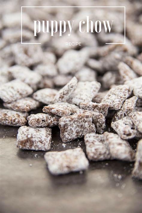 Instructions in a heat proof bowl, combine the butter, chocolate and peanut butter together and melt them in the microwave. Peanut Butter Chocolate Chex Puppy Chow Recipe | Mom Spark ...