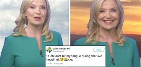 Carol Kirkwood Twitter ‘ouch Bbc Breakfast Weather Star Hurts