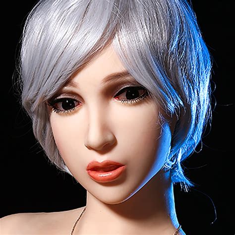 Tpe Oral Sex Doll Head Fits 140cm To 176cm Full Size Lifelike Doll With Customize Wig And Eyes