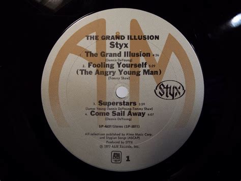Styx The Grand Illusion 1977 Lp Vinyl Album Ebay