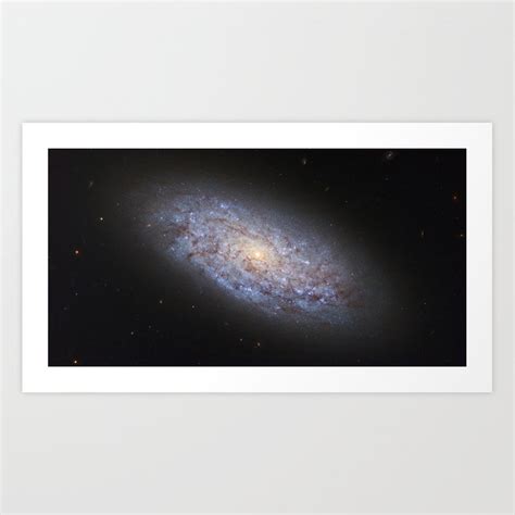 113 Hubble Displays A Dwarf Spiral Galaxy Art Print By Kiguni Society6