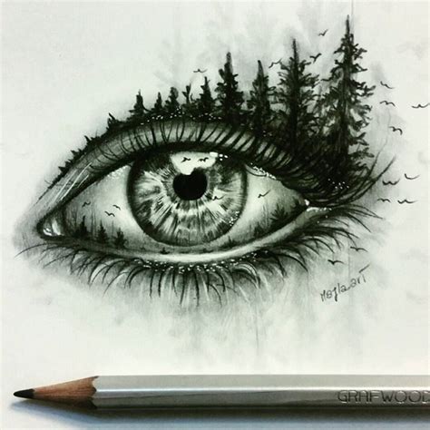 Free 15 Pencil Drawings In Ai Of Eyes