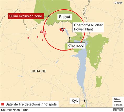 Chernobyl Disaster Area Map Image To U