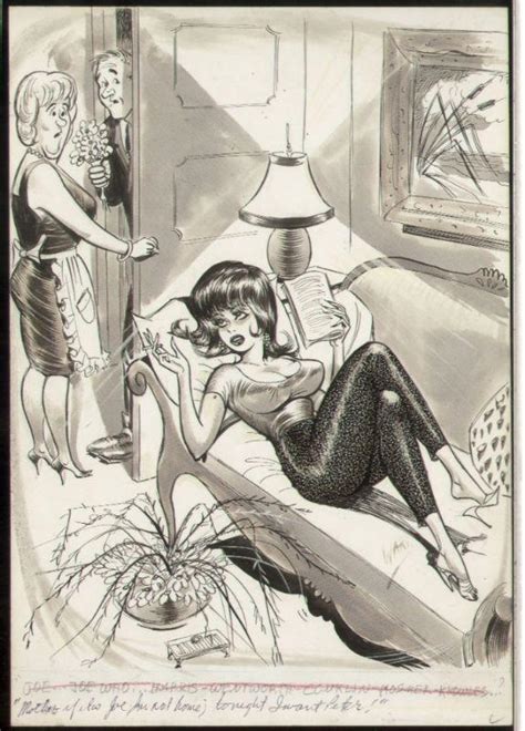 Stunning Bill Ward Humorama Cartoon Gorgeous Duotone