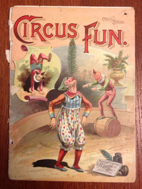 Vintage Book Circus Fun Vintage Circus Posters Vintage Circus