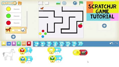 Scratch Junior Game Tutorial Making A Game In Scratch Jr How To Make A Maze Game In Scratch