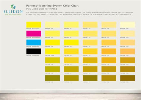 Pantone Color Chart Printable