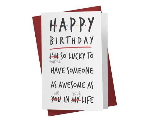 buy funny birthday card for men women large 5 5 x 8 5 happy birthday card for him her birthday