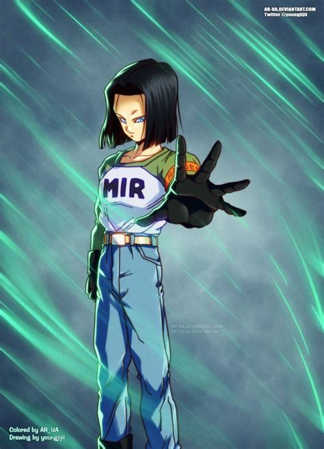 Dragon Ball Super Android 17 By Ar Ua In 2023 Dragon Ball Super