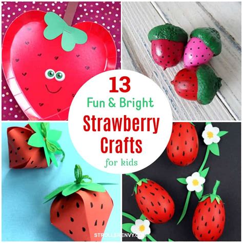 13 Super Fun Strawberry Crafts For Kids They Will Love