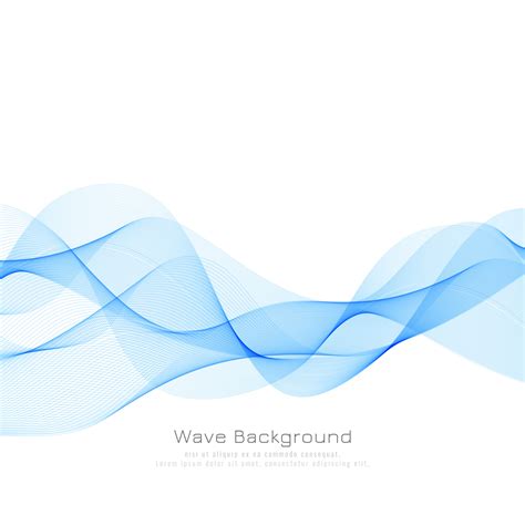 Abstract Blue Wave Background 254925 Vector Art At Vecteezy