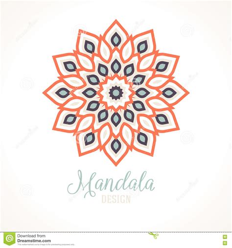 Vector Madala Round Ornament Stock Vector Illustration Of Graphic Design 71053755
