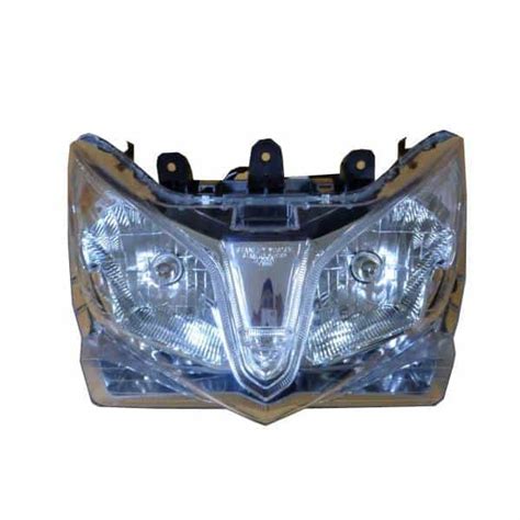 Led 2,2w x 2 (low), 4,4w x 2 (high). Headlight Assy Lampu Depan - Vario 125 FI (33100KZR601)