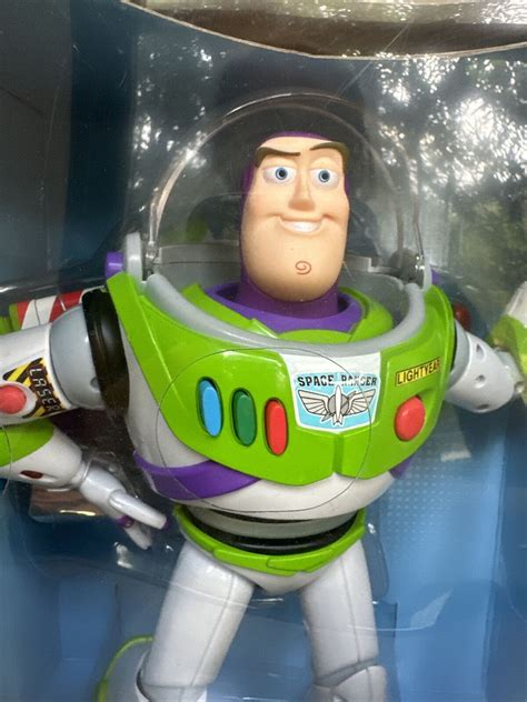Disney Pixar Toy Story Blast Off Buzz Lightyear Action Figure Rare Version New Ebay