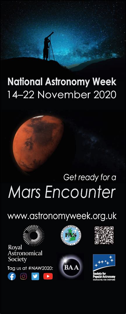 National Astronomy Week November 14th To 22nd 2020 Federation Of