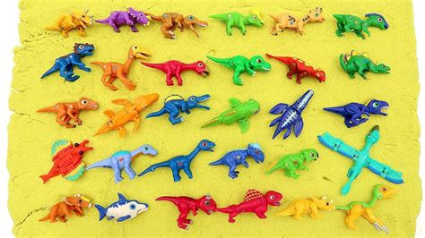 30 Mini Dino Dinosaurs Toys For Kids Dino Mecard Color Dinosaur Eggs