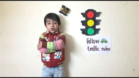 Traffic Light English Rhyme For Ukg Kidsred Light Poem Poem For Road