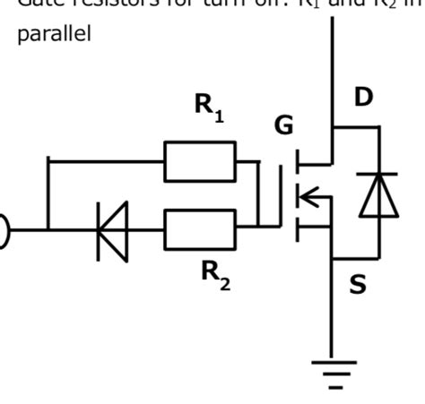 Electrical How To Calculate Mosfets Gate Resistor Valuable Tech Notes