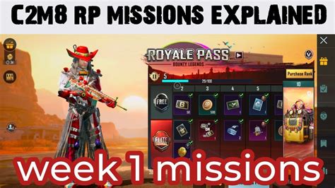 Bgmipubg C2m8 Rp Missions Explainedweek 1 Missions Youtube