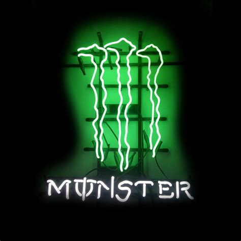Monster Logo Neon Sign Monsterjullla