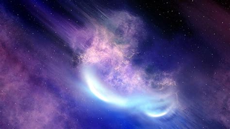 Purple And Blue Nebula