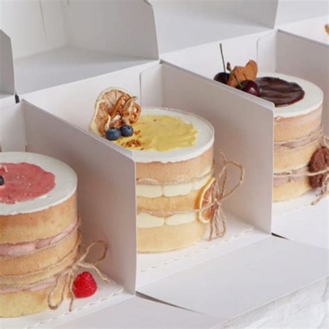 Beatiful Cake Box Cake Box With Handle Individual Cake Boxes Cake Box Supplier Box Wholesale