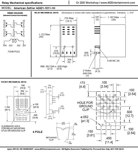 14 Pin Relay Base Wiring Diagram