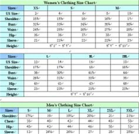 I've been in the men's clothing business since 1991. Universal Clothing size chart | Poshmark | Pinterest ...