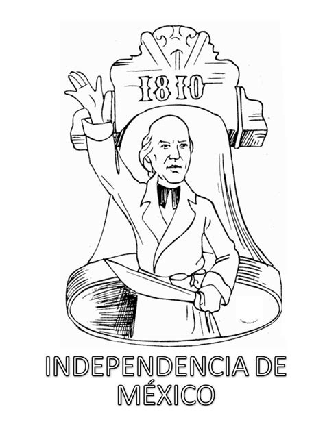 Pinto Dibujos Miguel Hidalgo Para Colorear Independencia De Mexico Images