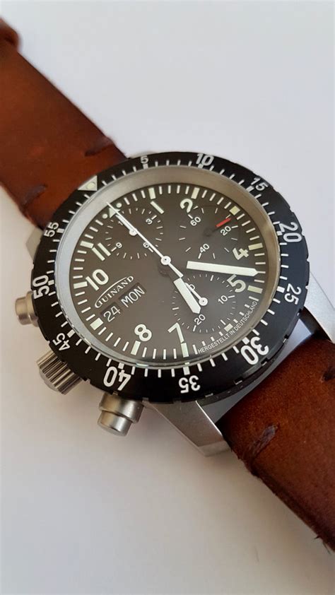 Fs Guinand Chronograph Pilot Watch 405008l Mywatchmart