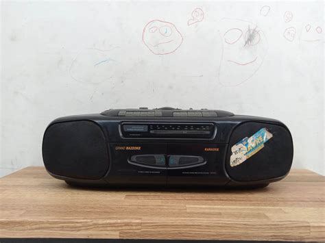 radio compo polytron grand bazzoke PSC-442 radio aux normal, tape off