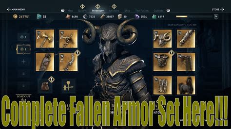 Assassin S Creed Odyssey Fallen Armor Set Location Guide YouTube
