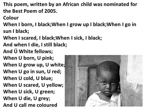 Dhiren Gala Award Winning Poem By South Indian Boy On Racism