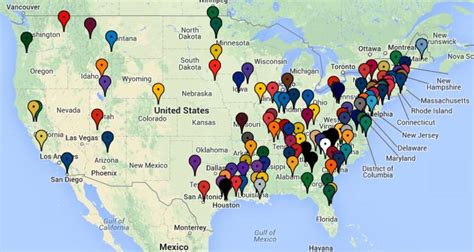 Interactive Map Shows Every Program In America That Plays Ncaa Football