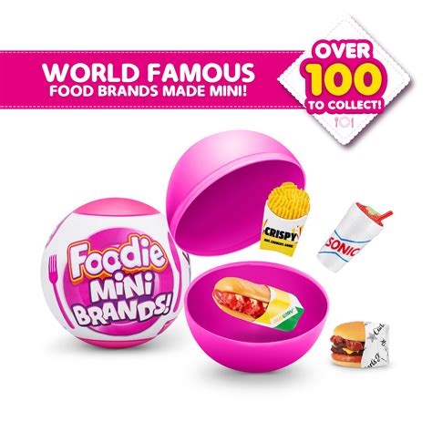 Surprise Foodie Mini Brands Mini Food Court Playset By Zuru With 32