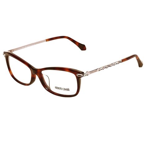Buy Roberto Cavalli Rc870u Wayfarer Havana Eyeglasses For Women Crystal