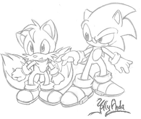 Sonic And Tails Sonic And Tails Fan Art 1907528 Fanpop