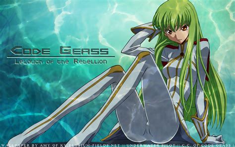 Ass Cc Code Geass Green Hair Long Hair Yellow Eyes Anime Wallpapers