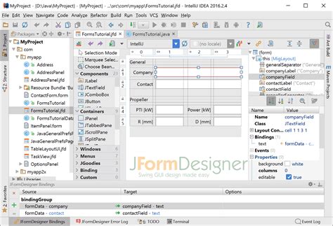 Intellij Idea Plug In Jformdesigner Java Swing Gui Designer