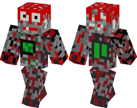 Robot Boy With Slime Minecraft Skin Minecraft Hub