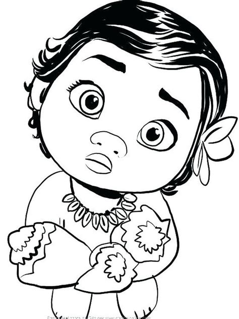 Moana Baby Png Moana Coloring Pages Vaiana Oceania Da Colorare Images