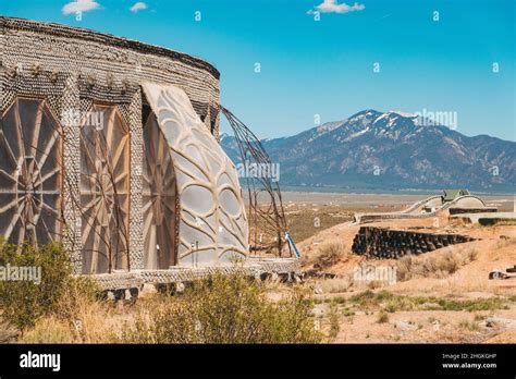 Earthship Biotecture Near Taos New Mexico With Self Sustaining Homes