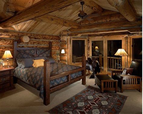 Log Cabin Bedroom Ideas Rustic Log Cabin Beautiful Master Bedrooms