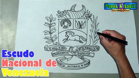 Aprende a dibujar fácil el escudo nacional de Venezuela YouTube