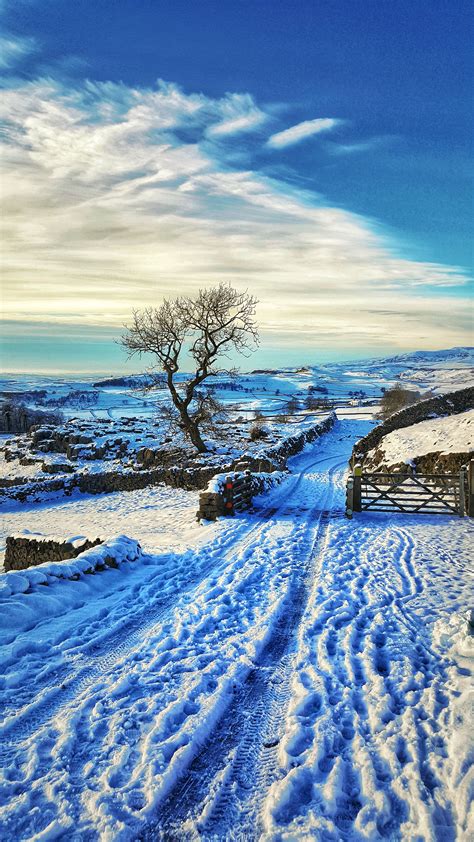 A Snowy Ribblesdale North Yorkshire Winter Scenes England Winter