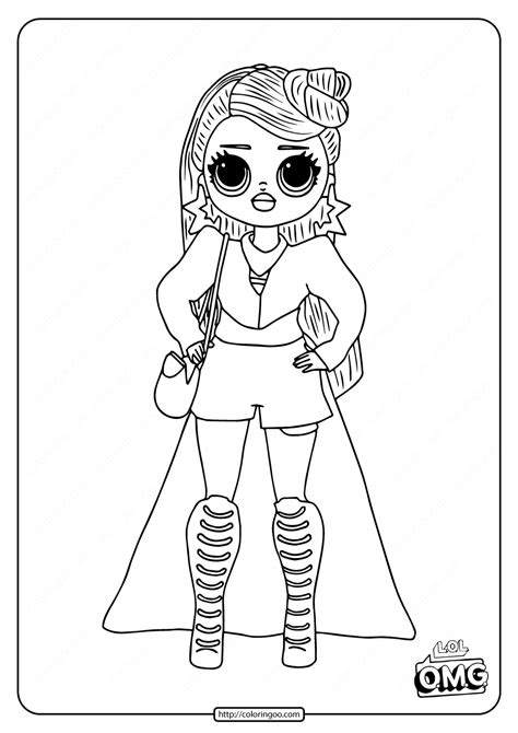 Famous Omg Dolls Colouring Pages 2023